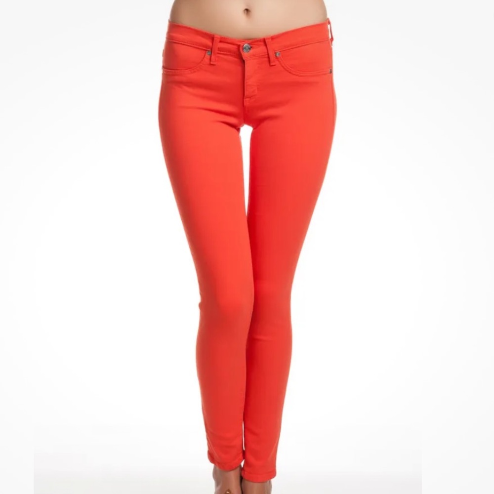 [Henry & Belle] Super Skinny Ankle Jean in Vermillion